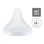 NUK Savička Perfect Match vel. M, 2ks, 3m+
