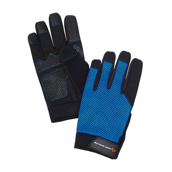 Savage gear rukavice aqua mesh glove sea blue - xl
