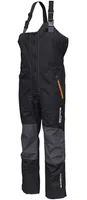 Savage gear kalhoty wp performance bib brace black grey - l