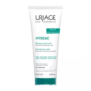 Uriage Peelingová maska pre zmiešanú a mastnú pleť Hyséac (Exfoliating Mask) 100 ml