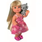 Evi Love Bábika Evička so zvieratkom Mačička