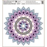 Anděl Okenná fólia Farevné mandaly 30 x 33,5 cm obrázok 1