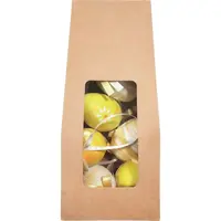 Anděl Vajíčka žltá plastová na zavesenie 6 cm Sada 6 ks