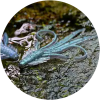 Redbass gumová nástraha nymfa fry - l 80 mm