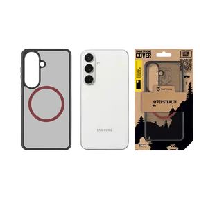 Zadní kryt Tactical MagForce Hyperstealth 2.0 pro Samsung Galaxy S26, černá - červená