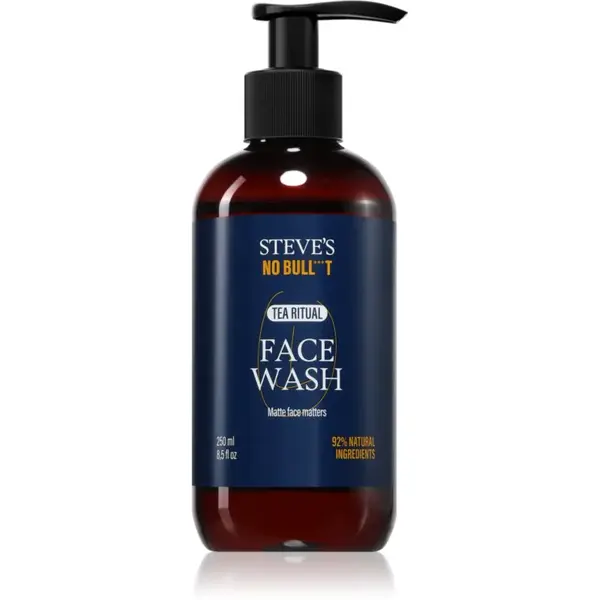 Steve's No Bull***t Tea Ritual Face Wash čistiaci gél na tvár pre mužov 250 ml