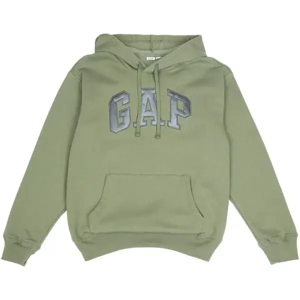 GAP V-GAP HERITAGE PO HD Dámska mikina s logom, zelená, veľkosť