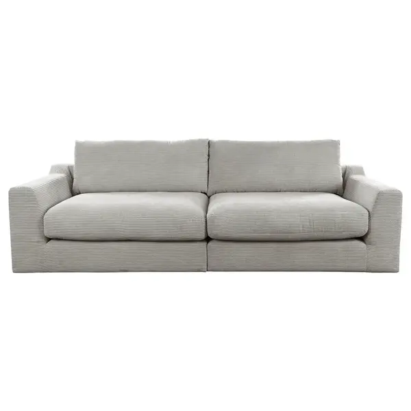 Sit & More POHOVKA BIG SOFA, textil, světle šedá