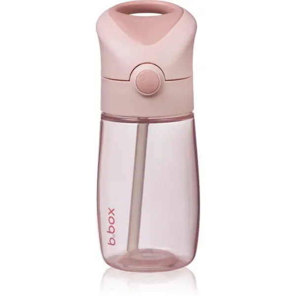 B.Box Junior dětská láhev s brčkem Blush Crush 380 ml
