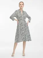 Krémové košeľové šaty ORSAY