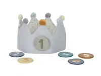 LITTLE DUTCH Korunka narozeninová s čísly Blue