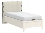 Študentská posteľ 100x200cm s úložným priestorom meryn - béžová
