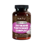NATU Natural Extract, Pestrec extrakt (Silymarin 80 %) s artyčokom 90 kapsúl