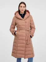 Béžový dámský prošívaný kabát ORSAY