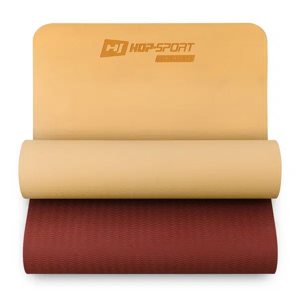 Podložka Fitness TPE 0,6cm oranžovo/červená