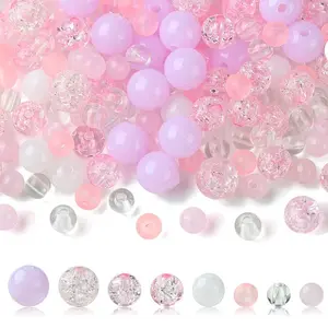 DIY Round Acrylic Beads Bracelets Making Kits