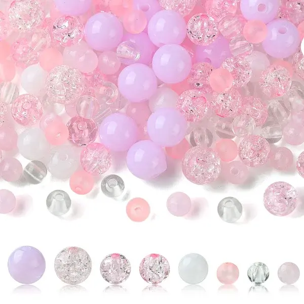 DIY Round Acrylic Beads Bracelets Making Kits