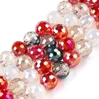 Electroplate Glass Bead Strands