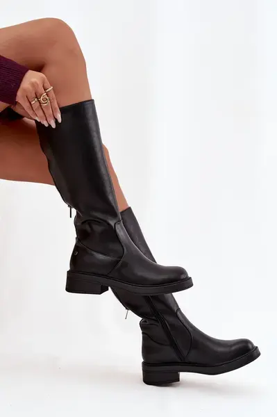 Kožené dámské kozačky Maciejka