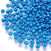 12/0 Baking Paint Glass Round Seed Beads