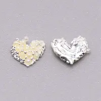 Alloy Heart Cabochons