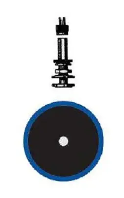 Ventilová podložka PS vyztužená, různé velikosti - Ferdus Varianta: PS 5 vyztužená. průměr 120 mm. 1 ks