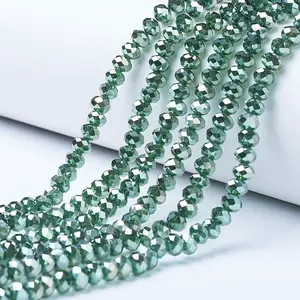 Electroplate Glass Beads Strands
