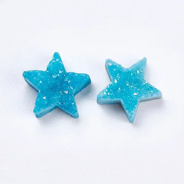 Natural Druzy Quartz Crystal Beads