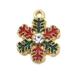 304 Stainless Steel Rhinestone Pendants