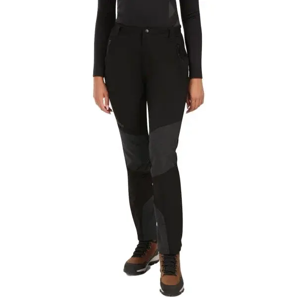 KILPI NUUK Dámske outdoorové nohavice, čierna, veľkosť