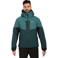 KILPI TONNSI Pánska lyžiarska bunda, tmavo zelená, veľkosť XXXL