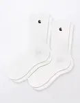 Carhartt WIP Madison Pack Socks White/Black + White/Black