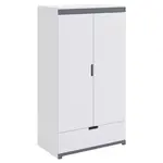 MID.YOU DĚTSKÁ ŠATNÍ SKŘÍŇ, šedá, bílá, 100/182/57 cm