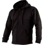 Mikina s kapucí PORA, 3XL, černá STALCO