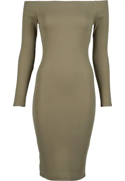 Urban Classics Šaty  olivová