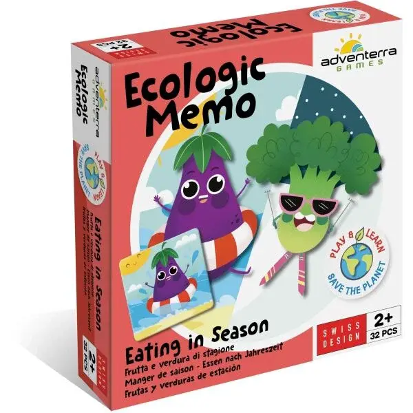 ADVENTERRA GAMES SEZÓNNE POTRAVINY Pamäťová hra, mix, veľkosť