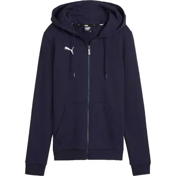 Puma TEAMGOAL CASUALS HOODED JACKET W Dámská mikina, tmavě modrá, velikost