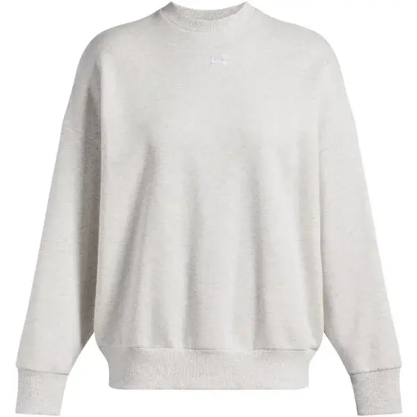 Under Armour RIVAL FLEECE CREW Dámská mikina, šedá, velikost M