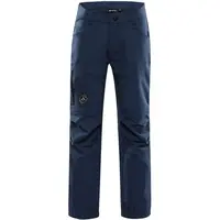ALPINE PRO FIRSTO Dětské softshellové kalhoty, tmavě modrá, velikost 104-110