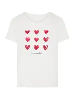 Morgan Tričko '261-DONA'  červená / burgundská / čierna / šedobiela