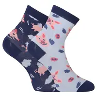 Veselé detské ponožky Lietajúce prasiatka (GMKS093) 23/26