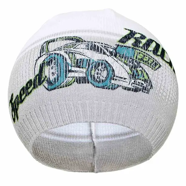 New Baby Podzimní dětská čepička  Racing světle modrá, vel. 110 (4-5r)