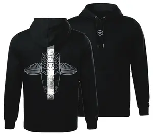 Giants fishing mikina pánská šupináč hlava černá - xxl