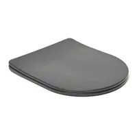 WC doštička SAT Brevis čierna SATBREPBKM