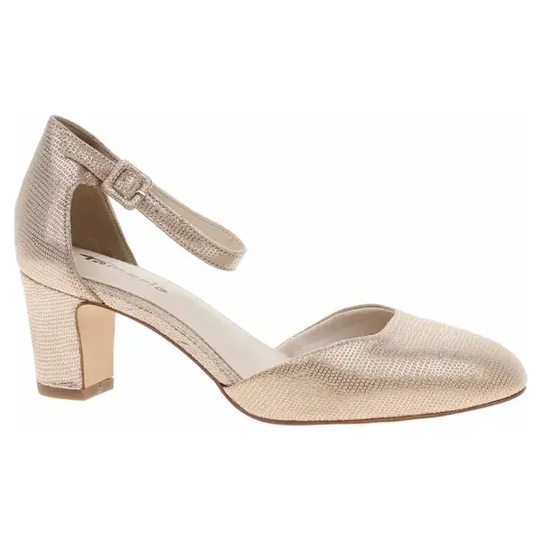 Dámská společenská obuv Tamaris 1-24412-41 light gold struct 40
