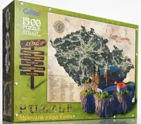 Puzzle mapa Česka 1500 dílků