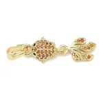 Brass Micro Pave Cubic Zirconia Pendants