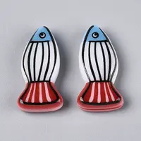 Printed Opaque Resin Beads