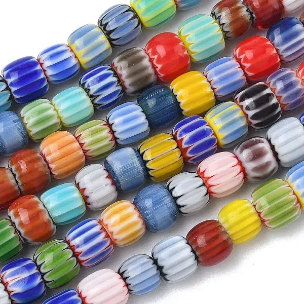 Handmade Millefiori Glass Beads