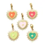 304 Stainless Steel Enamel Pendant Decoration